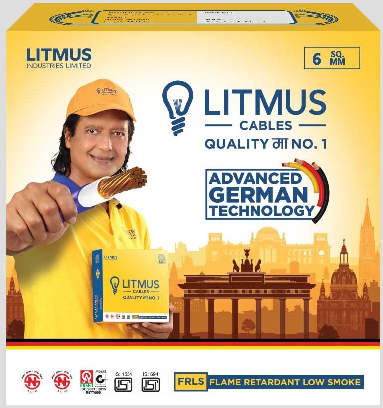 Home Wiring Multistrand Cable Litmus FRLS 6mm