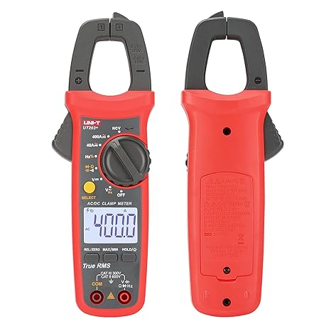 Uni-t Ut203+ Digital Clamp Meter 400A Ac/dc True- Rms