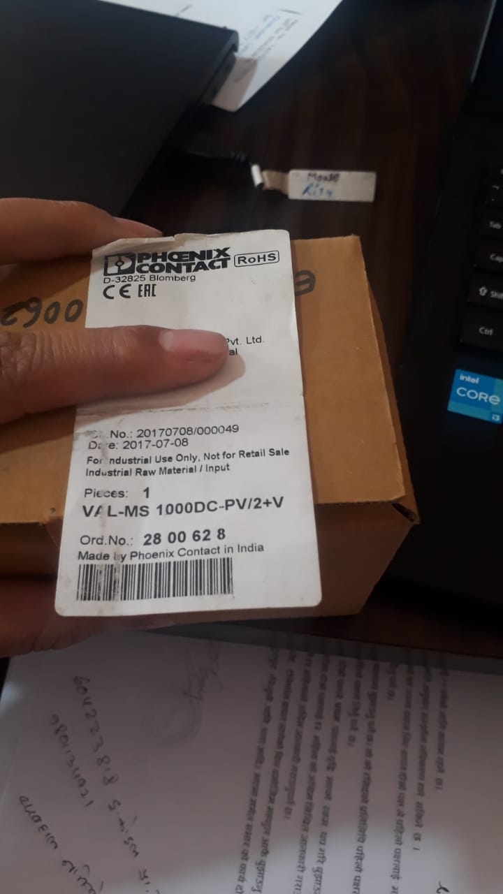 DC SPD Type 2 1000V  VAL-MS 1000DC-PV/2+V surge arrester for PV systems 2800628